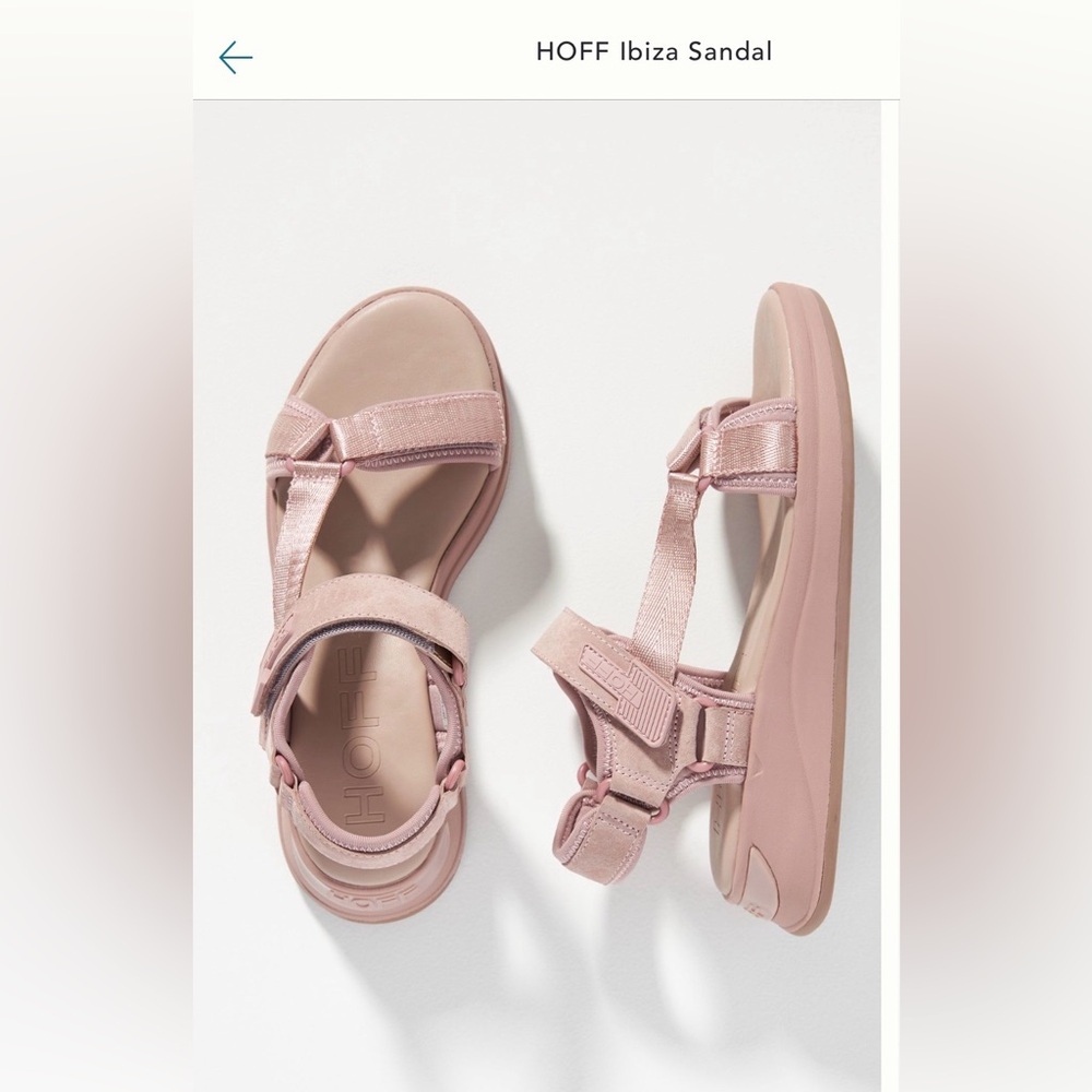 Anthro Hoff Ibiza sandals gently loved